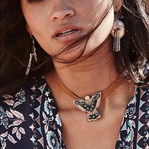 SPELL Saphari Eagle Necklace NWT